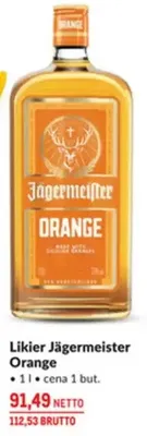 Likier Jägermeister Orange promocja w Makro