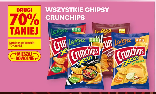 Chipsy Crunchips promocja w Biedronka