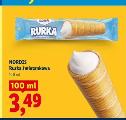 Rurka śmietankowa Nordis promocja w Lidl