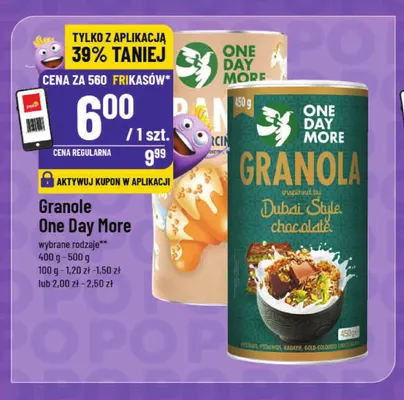 Granole One Day More promocja w POLOmarket