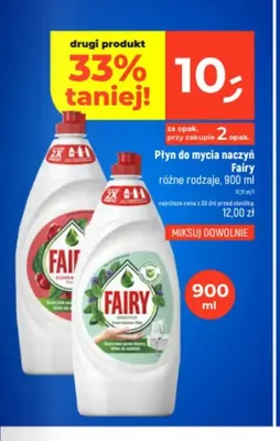 Płyn do mycia nacyn Fairy Sensitive promocja w Dealz