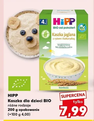Kaszka dla dzieci HiPP BIO jaglana promocja w Kaufland