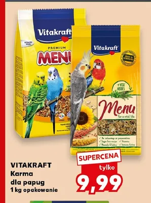 Karma dla papug Vitakraft promocja w Kaufland