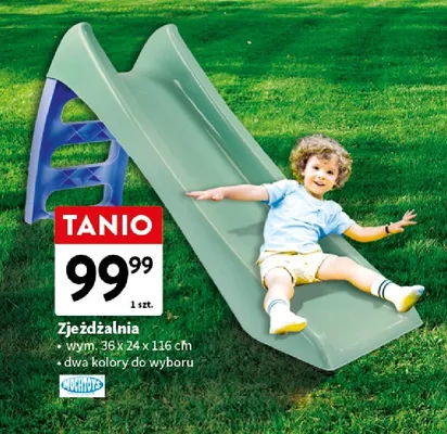 Zjeżdżalnia wym. 36 x 24 x 116 cm, dwa kolory do wyboru promocja w Intermarche