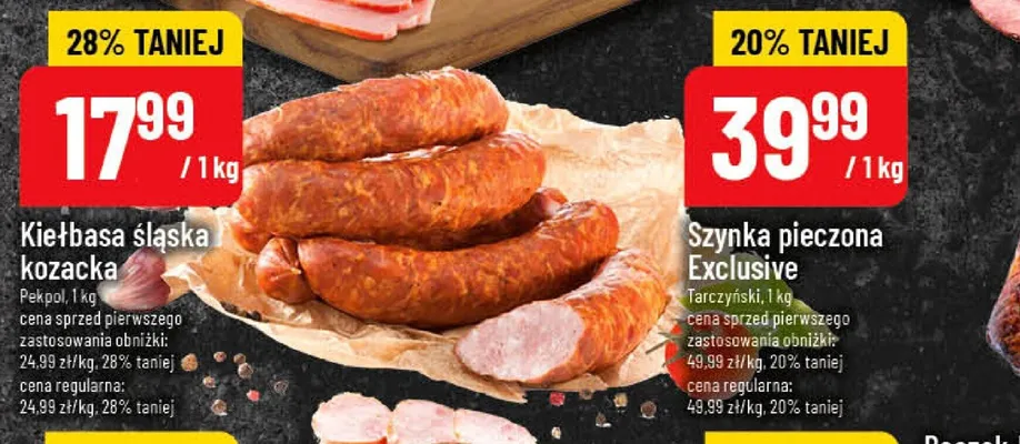 Kiełbasa śląska kozacka Pekpol promocja w POLOmarket
