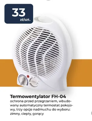 Termowentylator FH-04 promocja w PSB Mrówka