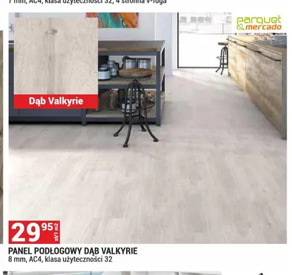 Panel podłogowy Parquet & Mercado Dąb Valkyrie 8 mm AC4 promocja w Merkury Market