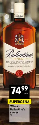 Whisky Ballantine's Finest promocja w Delikatesy Centrum