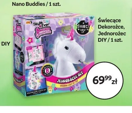 Świecące Dekorożce Jednorożec DIY Style 4 Ever promocja w Empik