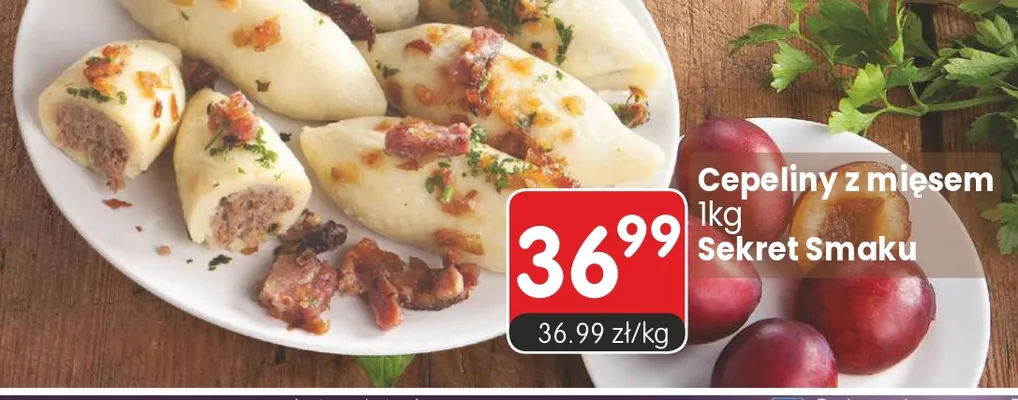 Cepeliny z mięsem Sekret Smaku promocja w Market Point