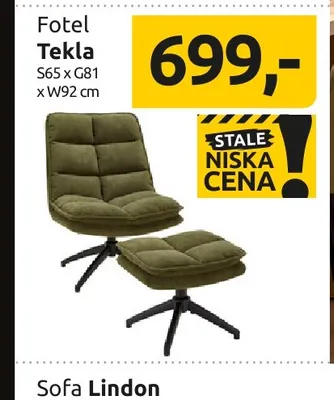 Fotel Tekla promocja w Black Red White