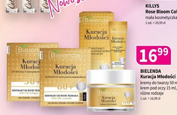 Krem do twarzy Bielenda Kuracja Młodości 50+ promocja w Drogerie Polskie