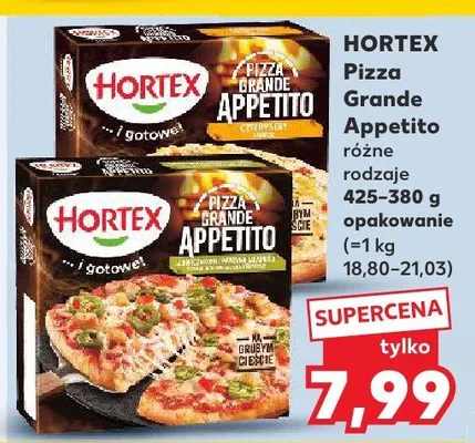 Pizza Grande Appetito różne rodzaje promocja w Kaufland