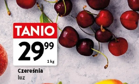 Czereśnia luz promocja w Intermarche