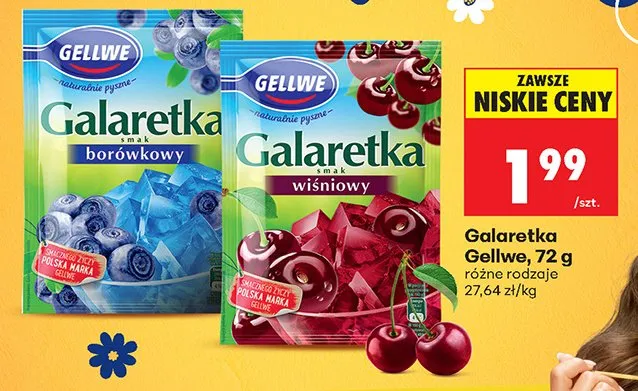 Galaretka różne rodzaje promocja w Biedronka