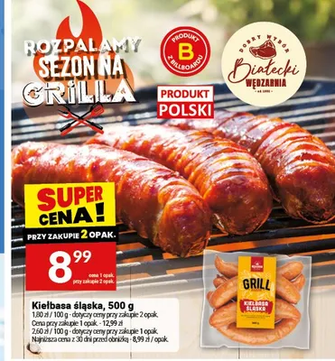 Kiełbasa śląska Białecki Wędzarnia promocja w Twój Market
