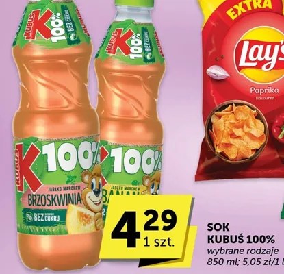 Sok wieloowocowy 100% promocja w ABC