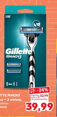 Maszynka do golenia Gillette Mach3 promocja w Kaufland