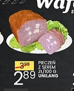 Pieczeń z serem Unilang promocja w Wafelek