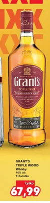 Whisky Grant's Triple Wood promocja w Kaufland