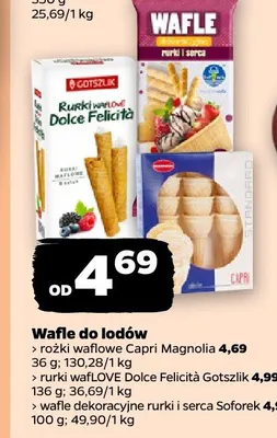 Rurki wafLOVE Dolce Felicità Gotszlik promocja w Netto