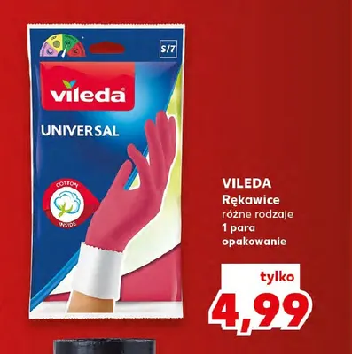 Rękawice Vileda promocja w Kaufland