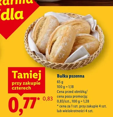 Bułka pszenna promocja w Lidl