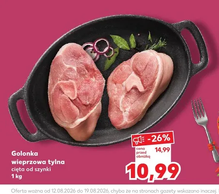 Golonka wieprzowa tylna cięta od szynki promocja w Kaufland