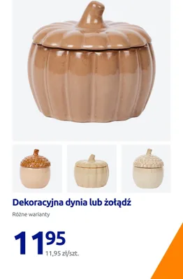 Dekoracyjny żołądź promocja w Action