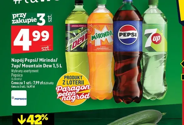Napój gazowany Pepsi promocja w TOPAZ