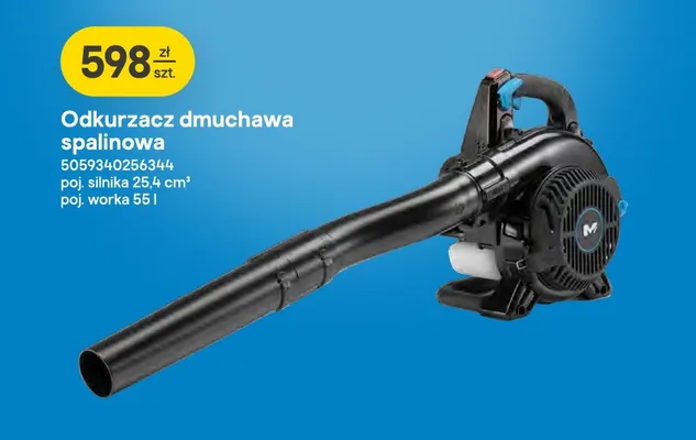 Odkurzacz dmuchawa spalinowa Mac Allister promocja w Castorama