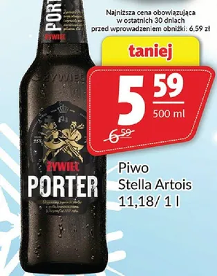 Piwo Żywiec Porter Stella Artois promocja w Prim Market