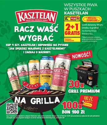 Piwo bezalkoholowe Miodowe 0,0% promocja w Biedronka