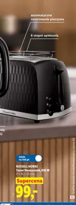 Toster Russell Hobbs Honeycomb promocja w Lidl