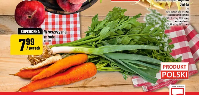 Włoszczyzna młoda polska promocja w POLOmarket