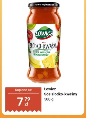 Sos słodko-kwaśny Łowicz promocja w Dino
