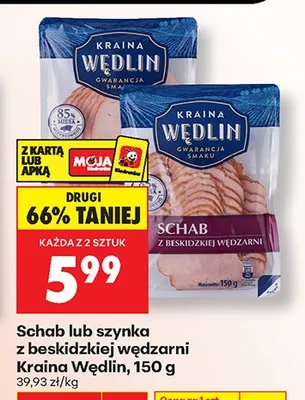 Schab z beskidzkiej wędzarni promocja w Biedronka