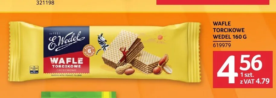 Wafle torcikowe E.Wedel promocja w Selgros