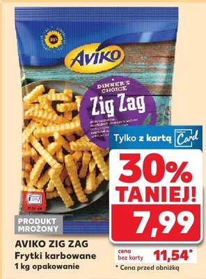 Zig Zag frytki karbowane promocja w Kaufland