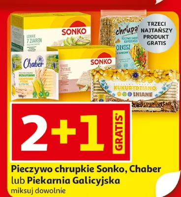 Pieczywo chrupkie Sonko promocja w Auchan