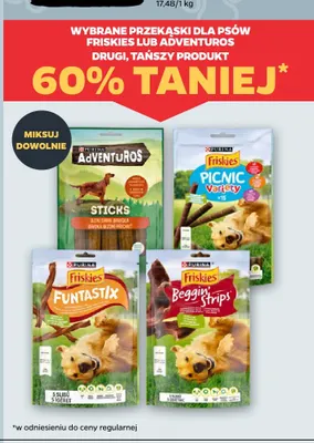 Przekąski dla psów Adventuros Sticks promocja w Netto