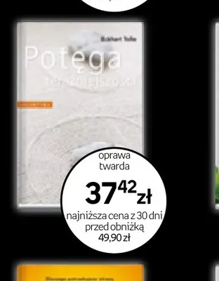 Książka Potęga teraźniejszości oprawa twarda promocja w Empik