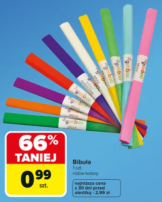 Bibuła Gimboo promocja w Carrefour