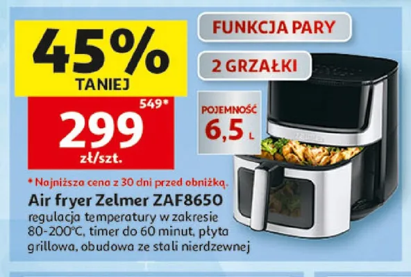 Air fryer Zelmer ZAF8650 promocja w Auchan