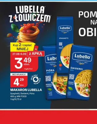 Makaron świderki Lubella promocja w Chorten