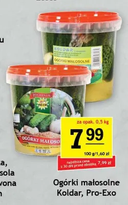 Ogórki małosolne Pro-Ex promocja w Gram Market