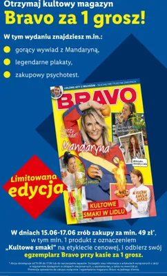 Magazyn Bravo promocja w Lidl