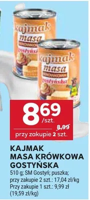 Kajmak masa krówkowa gostyńska promocja w Stokrotka