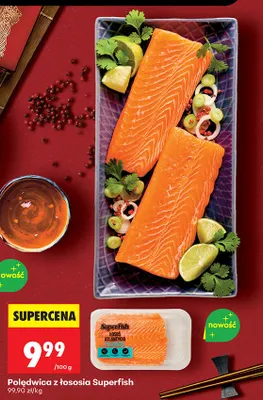 Polędwica z łososia Superfish promocja w Biedronka