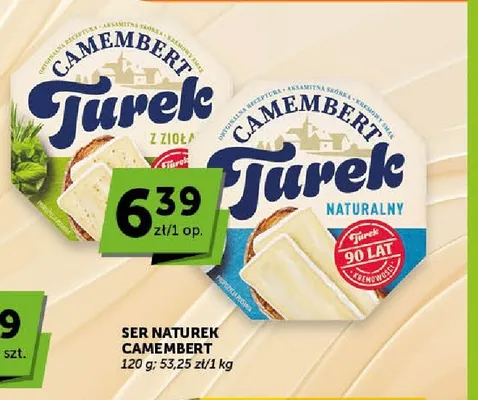Ser Naturek Camembert promocja w Euro Sklep